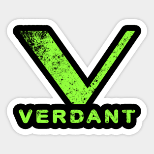 VERDANT (ARROW) GRUNGE Sticker